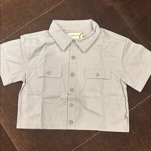 Honor The Gift Kids Uniform Button Up (Slate - Size 3-4)